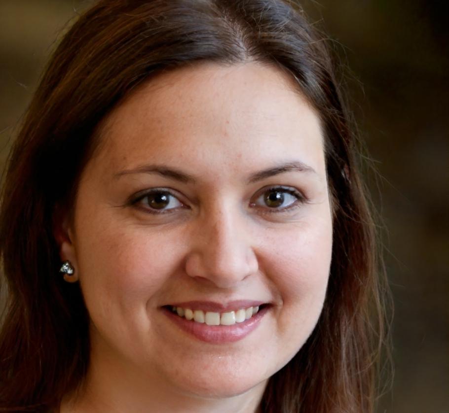 Portrait of Dr. Elena Kowalski, interface design researcher